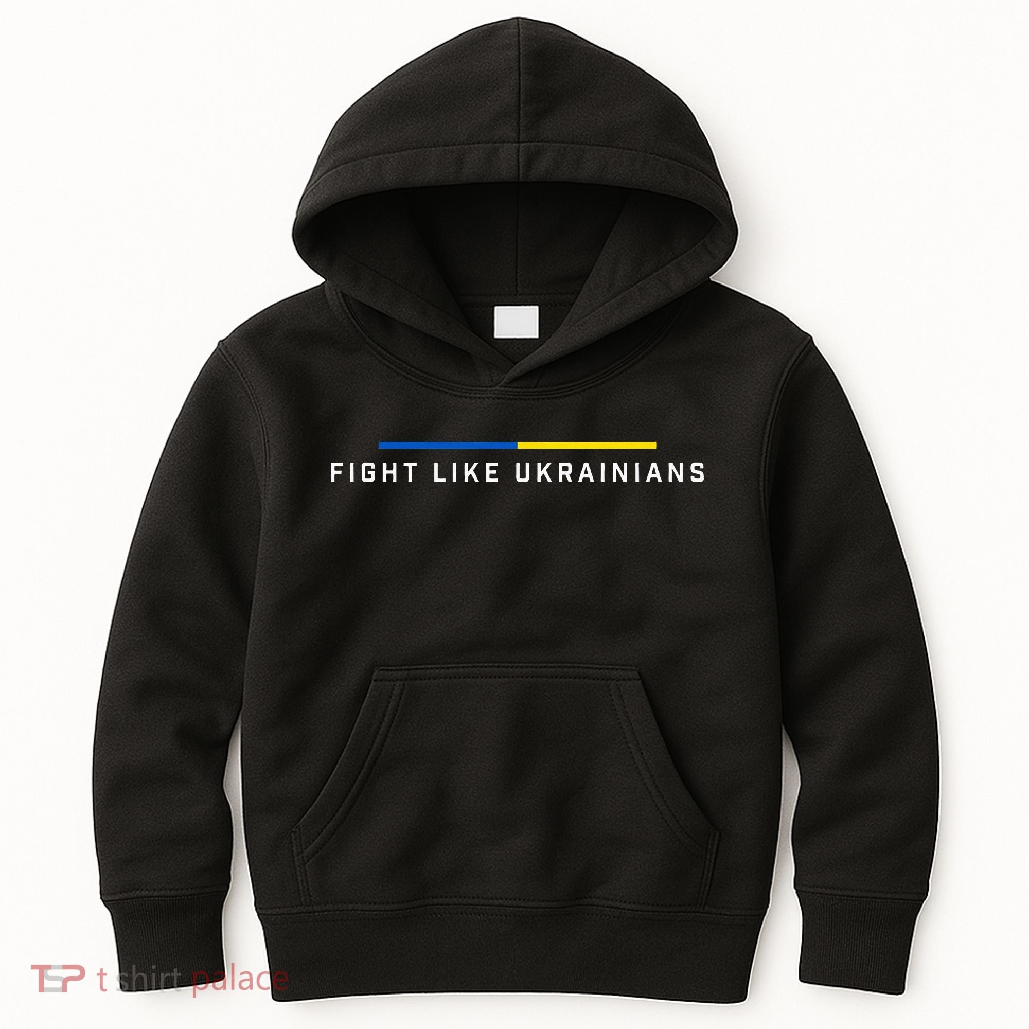 Fight Like Ukrainian Ukraine Flag Support Kids Hoodie