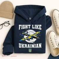 Fight Like Ukrainian I Stand With Ukraine Support Hoodie thumb 4