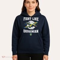Fight Like Ukrainian I Stand With Ukraine Support Hoodie thumb 5
