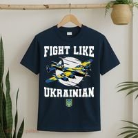 Fight Like Ukrainian I Stand With Ukraine Support T-Shirt thumb 2