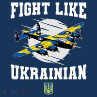 Fight Like Ukrainian I Stand With Ukraine Support T-Shirt thumb 7
