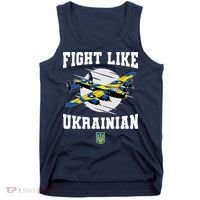 Fight Like Ukrainian I Stand With Ukraine Support Tank Top thumb 0