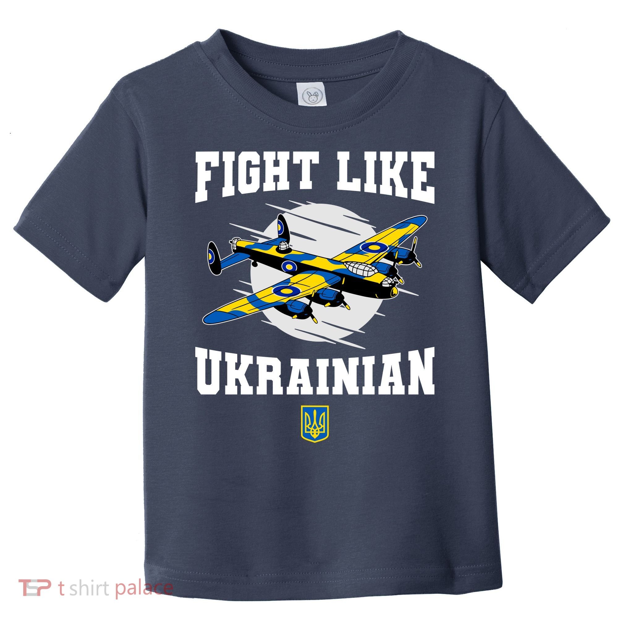Fight Like Ukrainian I Stand With Ukraine Support Toddler T-Shirt