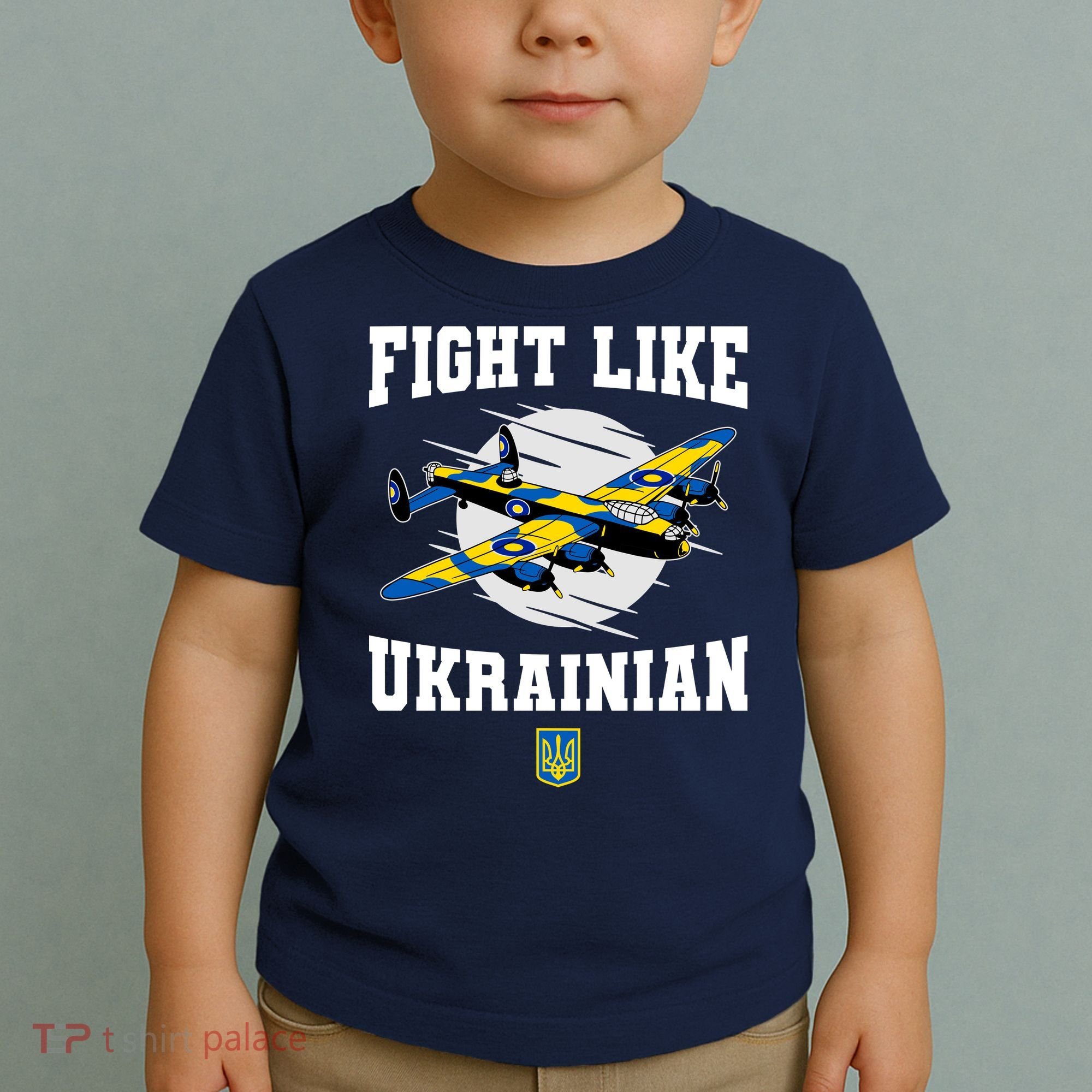 Fight Like Ukrainian I Stand With Ukraine Support Toddler T-Shirt