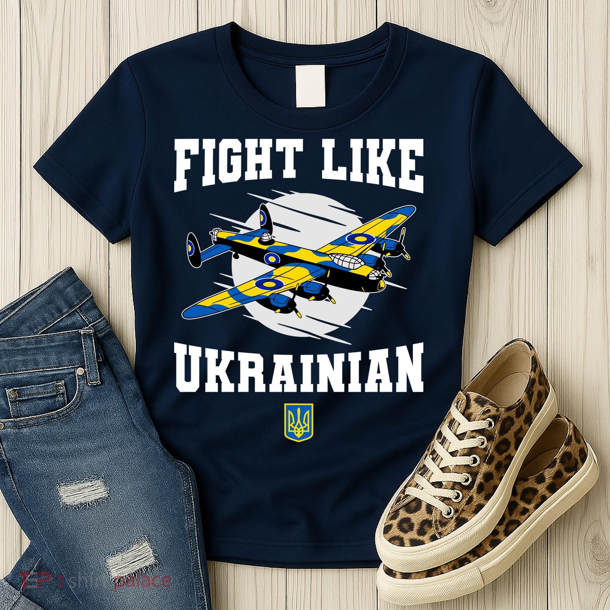 Fight Like Ukrainian I Stand With Ukraine Support Women's T-Shirt