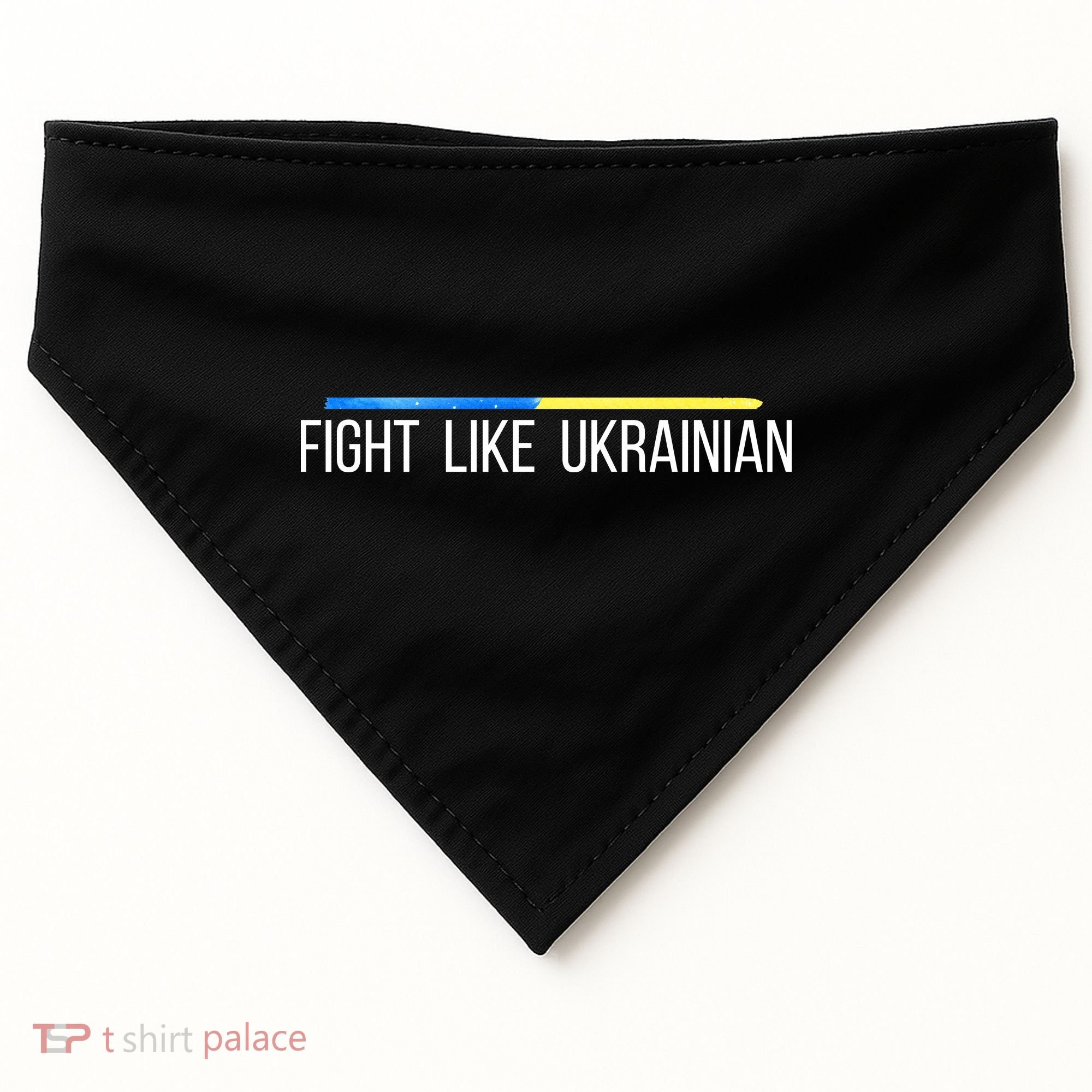 Fight Like Ukrainian USA-Made Doggie Bandana
