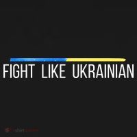 Fight Like Ukrainian USA-Made Doggie Bandana thumb 2