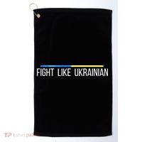 Fight Like Ukrainian Golf Towel thumb 0
