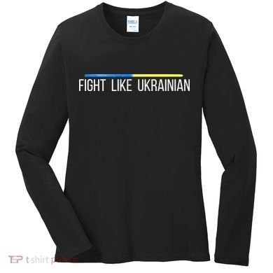 Fight Like Ukrainian Women's Long Sleeve Shirt