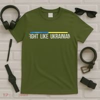 Fight Like Ukrainian T-Shirt thumb 5