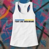 Fight Like Ukrainians Women's Tank Top thumb 3