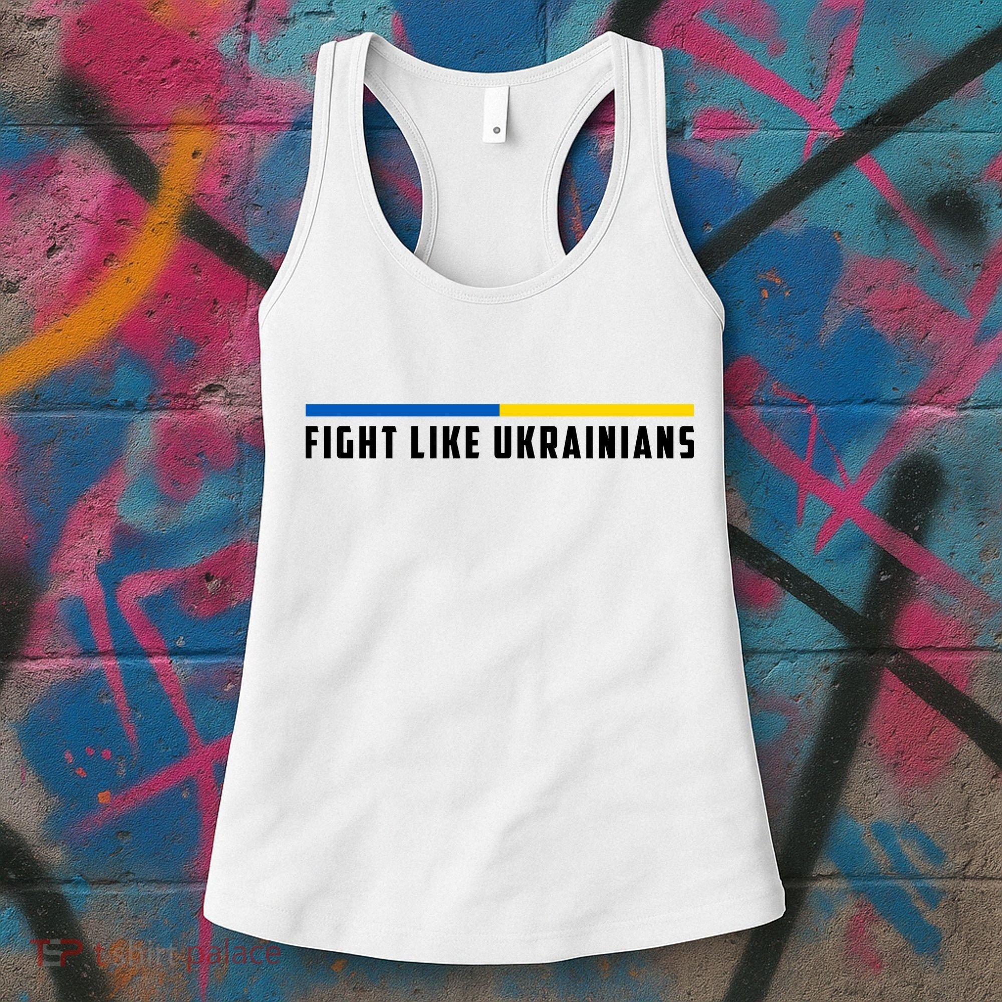 Fight Like Ukrainians Women's Tank Top