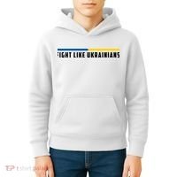 Fight Like Ukrainians Kids Hoodie thumb 4