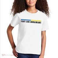 Fight Like Ukrainians Kids T-Shirt thumb 2