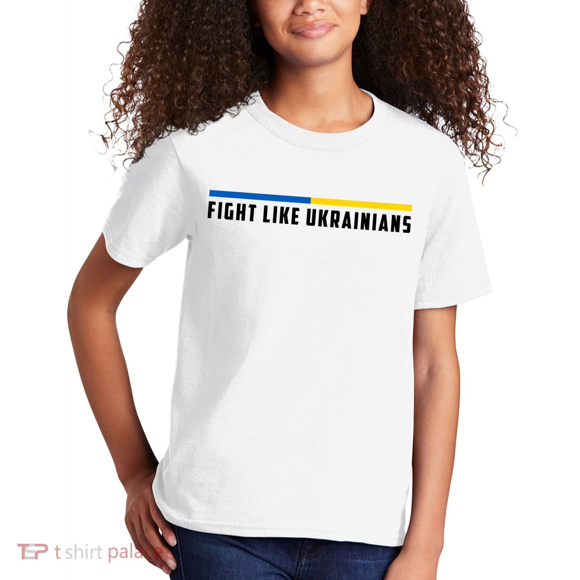Fight Like Ukrainians Kids T-Shirt