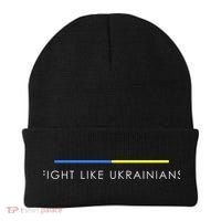 Fight Like Ukrainians Ukraine Ukrainian Beanie thumb 0