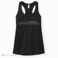 Fight Like Ukrainians Ukraine Ukrainian Women's Tank Top thumb 0