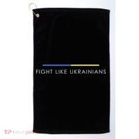 Fight Like Ukrainians Ukraine Ukrainian Golf Towel thumb 0
