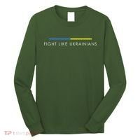 Fight Like Ukrainians Ukraine Ukrainian Long Sleeve Shirt thumb 0