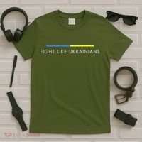 Fight Like Ukrainians Ukraine Ukrainian T-Shirt thumb 5