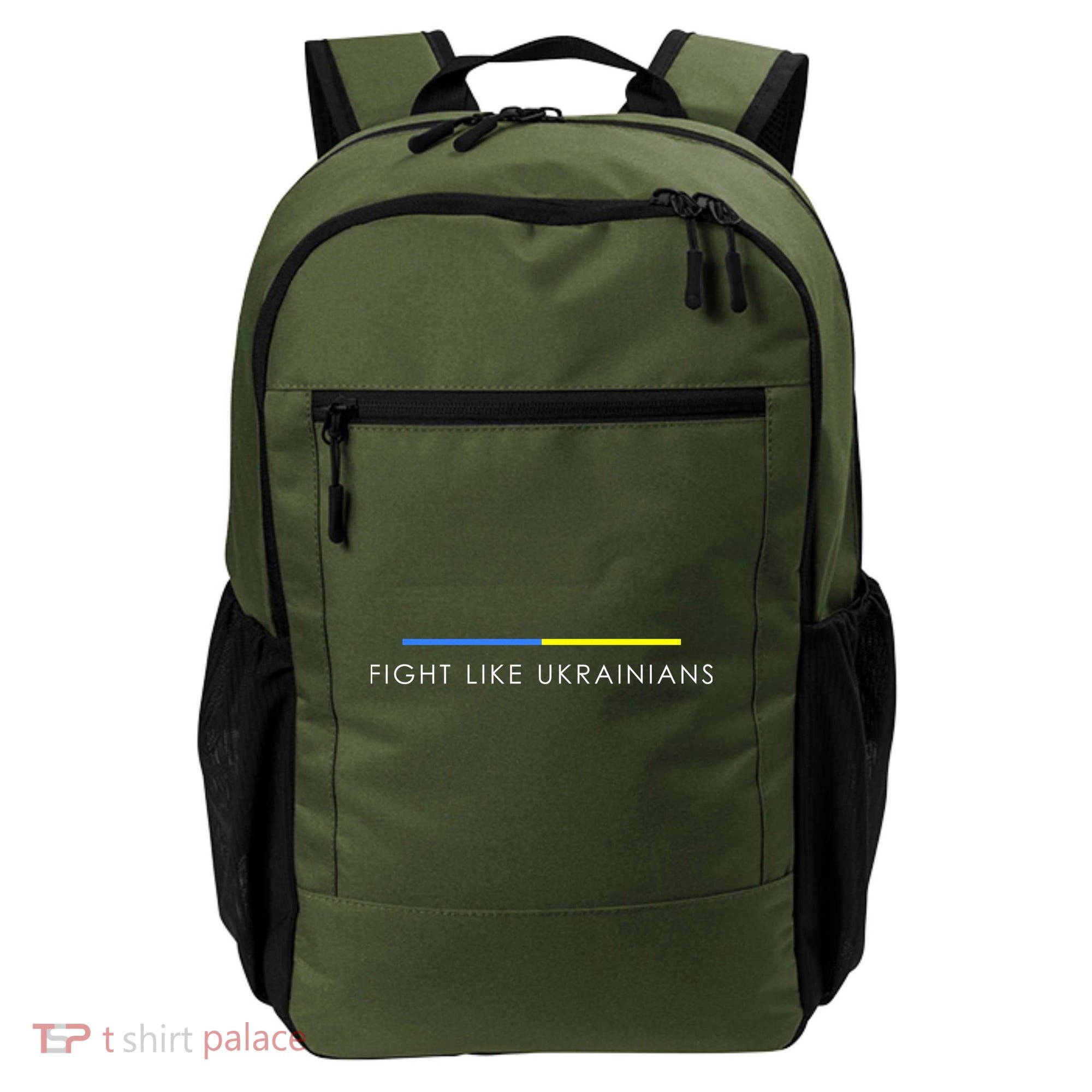 Fight Like Ukrainians Ukraine Ukrainian Backpack