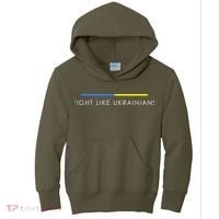 Fight Like Ukrainians Ukraine Ukrainian Kids Hoodie thumb 0
