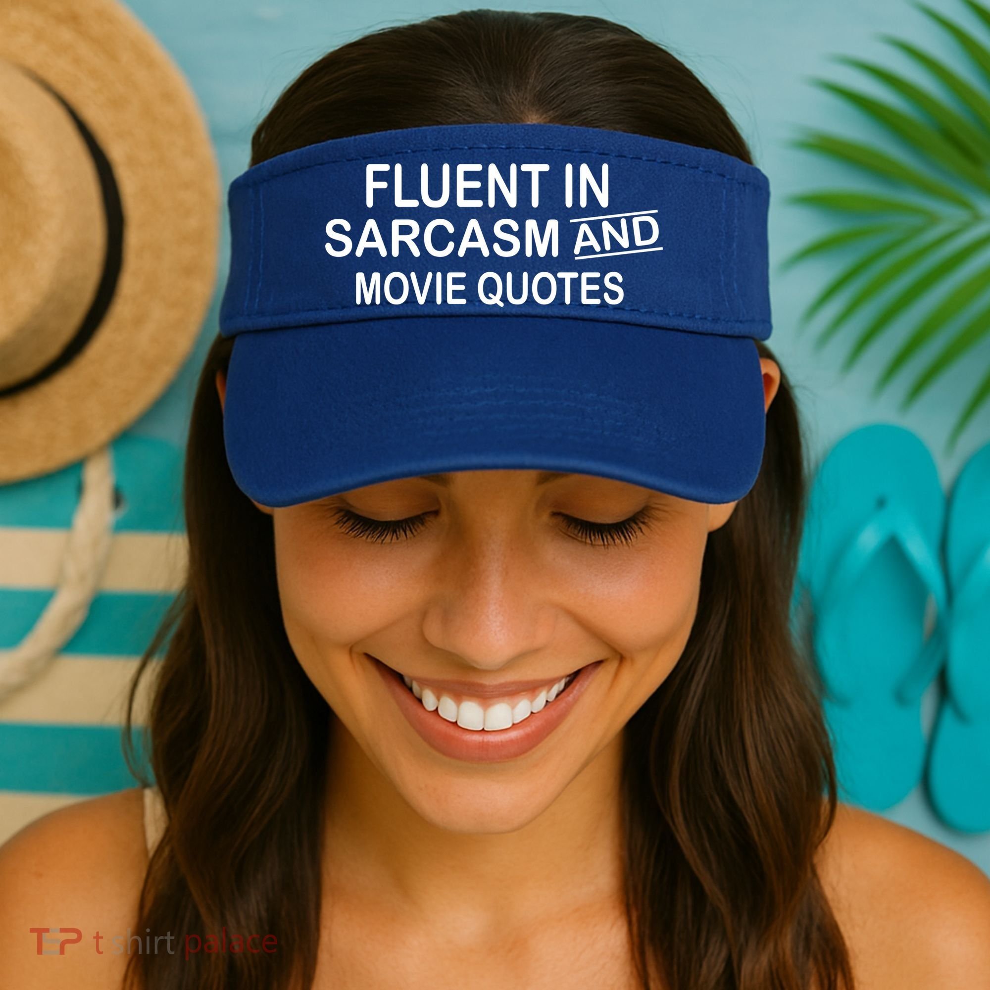Fluent In Sarcasm And Movie Quotes Visor