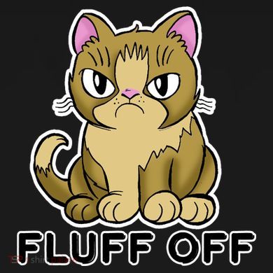 Fluff Off Funny Cat Doggie Tank