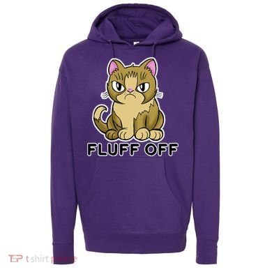 Fluff Off Funny Cat Hoodie