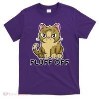 Fluff Off Funny Cat T-Shirt thumb 0