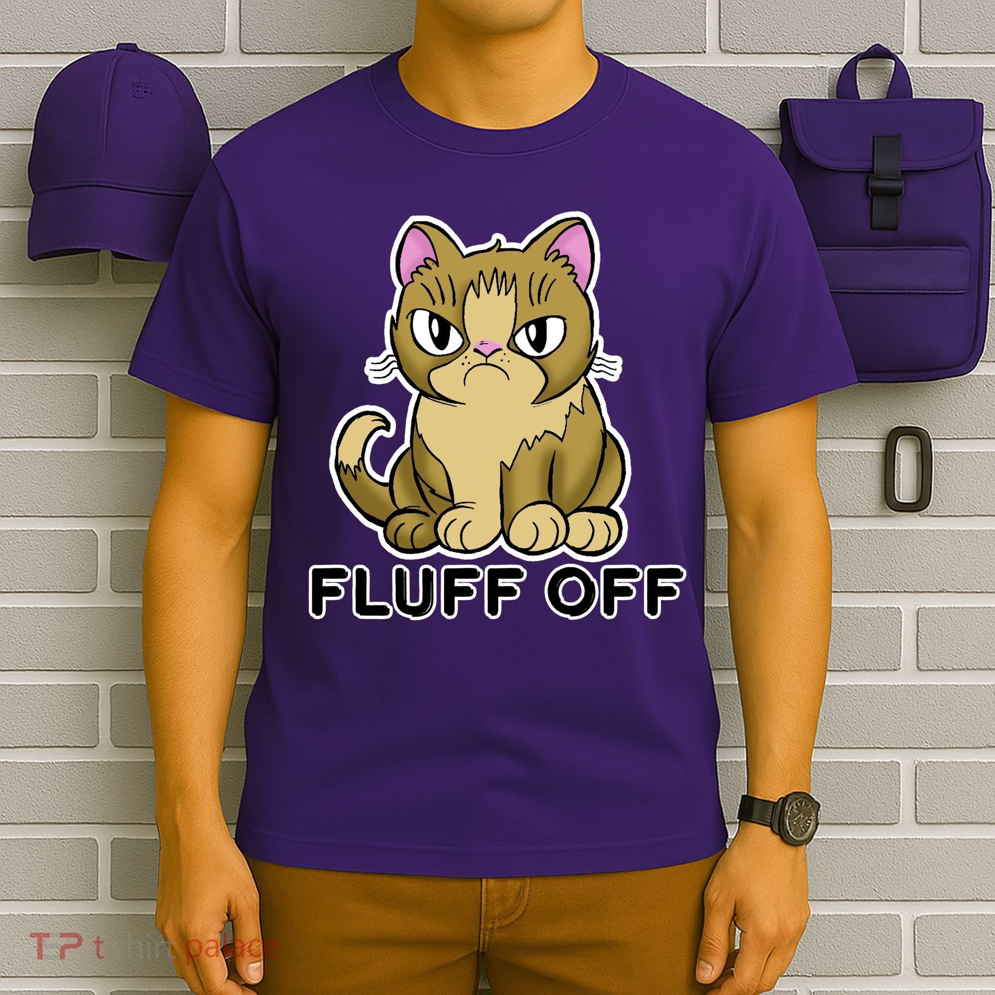 Fluff Off Funny Cat T-Shirt