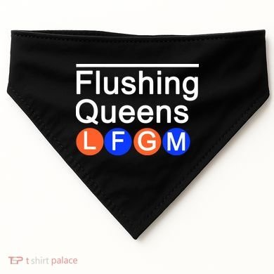 Flushing Queens LFGM USA-Made Doggie Bandana