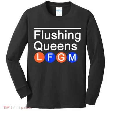 Flushing Queens LFGM Kids Long Sleeve Shirt