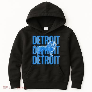 Funny Lions Vintage Design Kids Hoodie