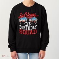 funny Las Vegas 21st Birthday Squad Women's Sweatshirt thumb 0