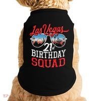 funny Las Vegas 21st Birthday Squad Doggie Tank thumb 0