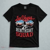 funny Las Vegas 21st Birthday Squad T-Shirt thumb 5