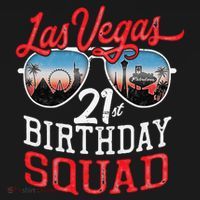 funny Las Vegas 21st Birthday Squad Women's Hoodie thumb 2