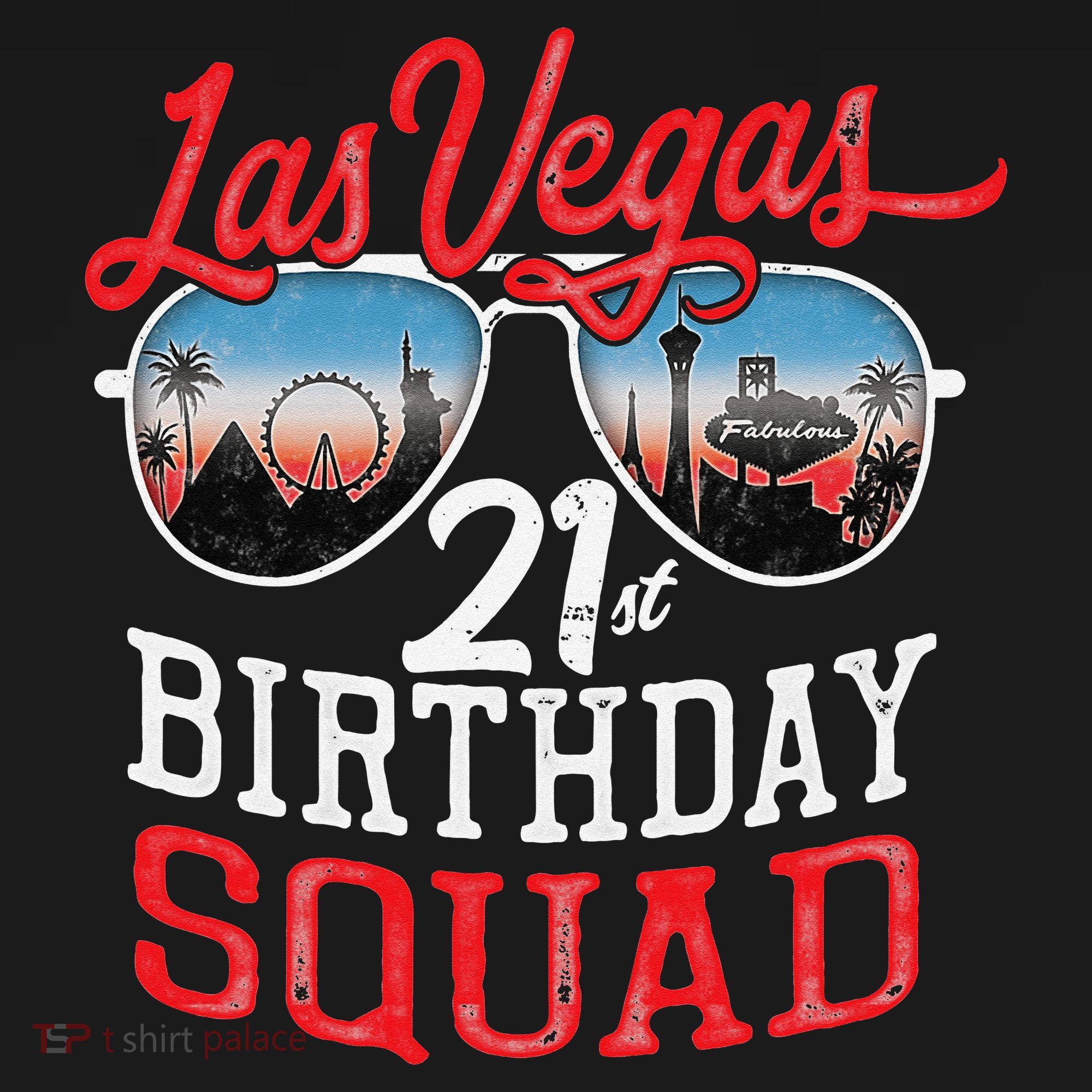 funny Las Vegas 21st Birthday Squad Women's Hoodie