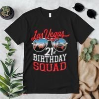 funny Las Vegas 21st Birthday Squad Premium T-Shirt thumb 2