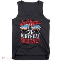 funny Las Vegas 21st Birthday Squad Tank Top thumb 0