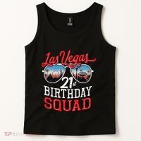 funny Las Vegas 21st Birthday Squad Tank Top thumb 2
