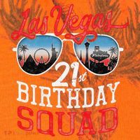 funny Las Vegas 21st Birthday Squad Kati Licensed 12" Camo Cuffed Beanie thumb 2