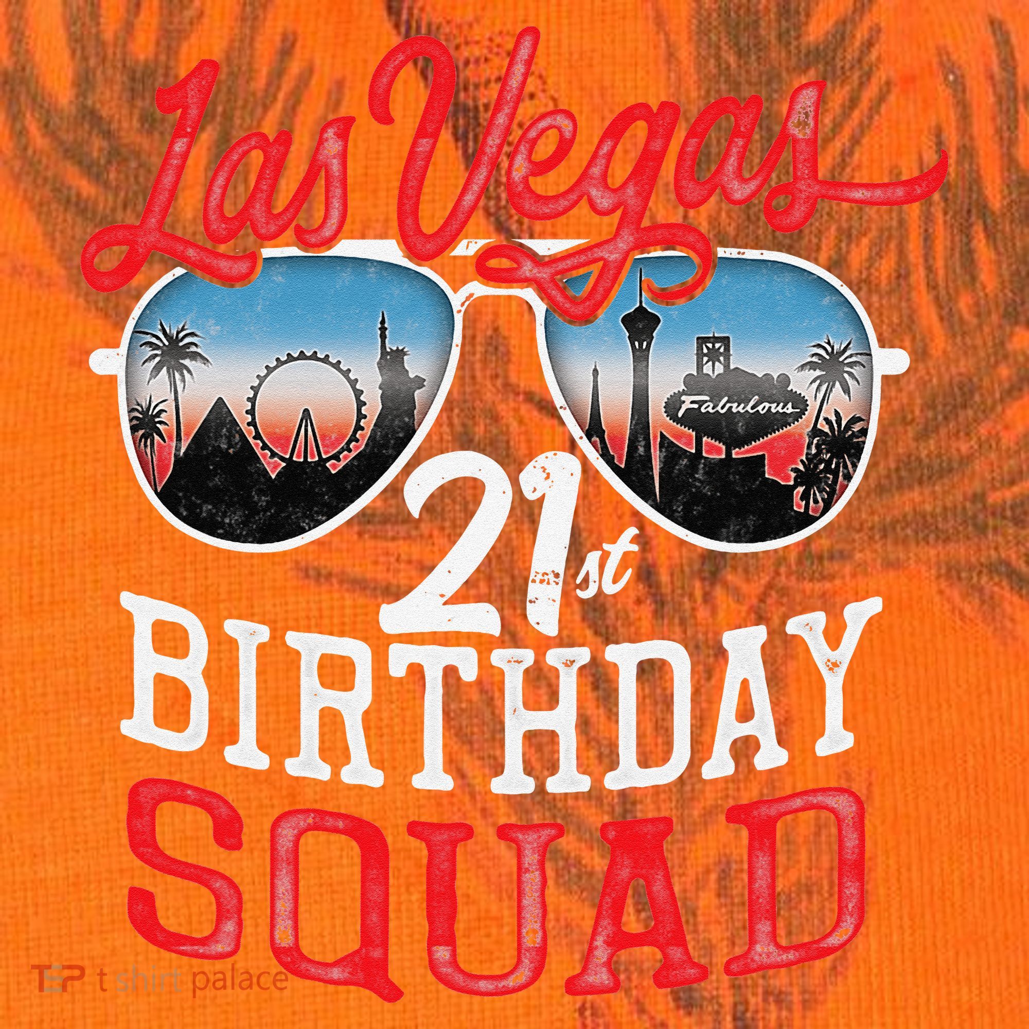 funny Las Vegas 21st Birthday Squad Kati Licensed 12" Camo Cuffed Beanie