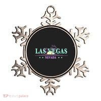 Funny Las Vegas Retro Sunset Palm Trees 1 Ornament thumb 0