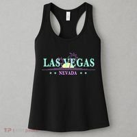 Funny Las Vegas Retro Sunset Palm Trees 1 Women's Tank Top thumb 3