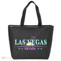 Funny Las Vegas Retro Sunset Palm Trees 1 Tote Bag thumb 0