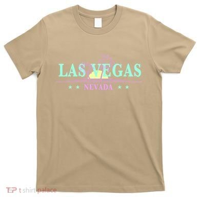 Funny Las Vegas Retro Sunset Palm Trees 1 T-Shirt