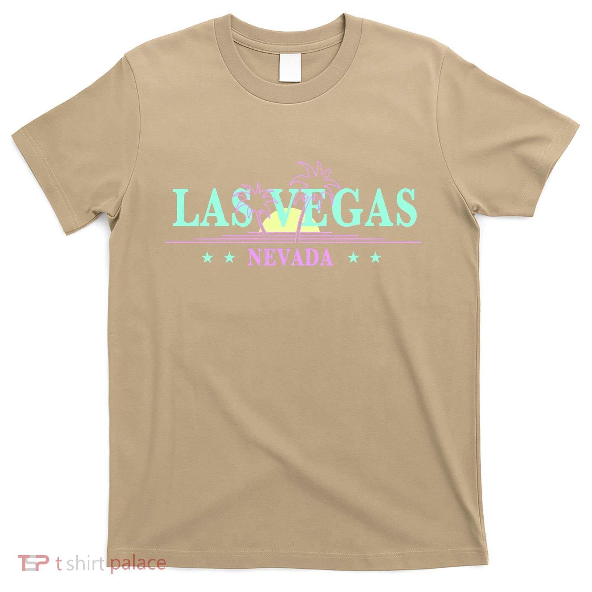 Funny Las Vegas Retro Sunset Palm Trees 1 T-Shirt