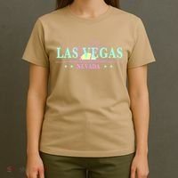 Funny Las Vegas Retro Sunset Palm Trees 1 T-Shirt thumb 4